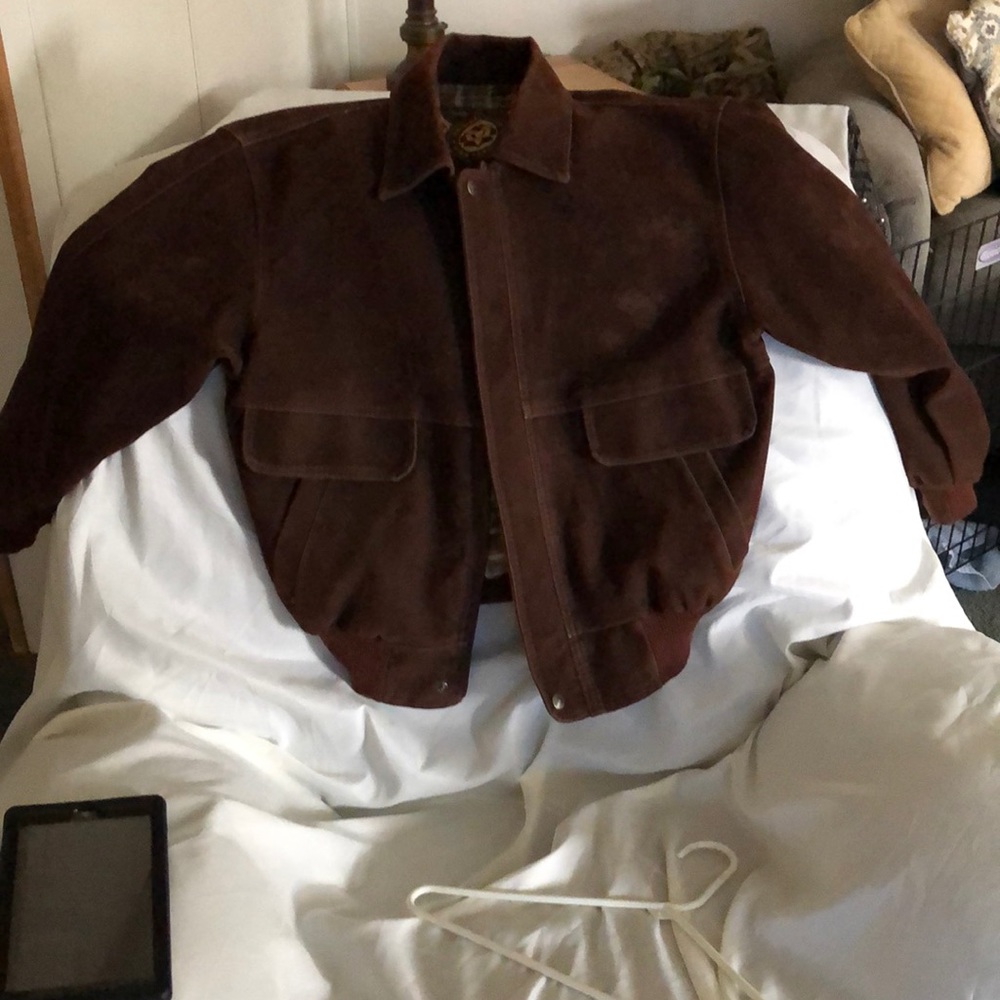 Jacket brown suede